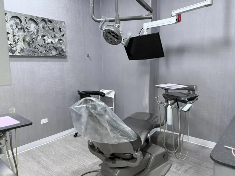 Modern Valley View Dental office interior showing clean reception area, comfortable seating, bright lighting, and a welcoming environment for patients.